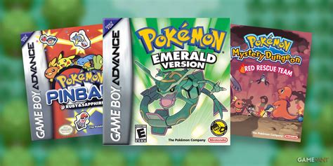 best pokemon games for gba
